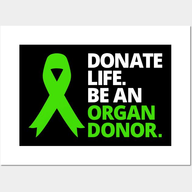 Donate Life Be An Organ Donor, Awareness Green Ribbon Wall Art by LEGO